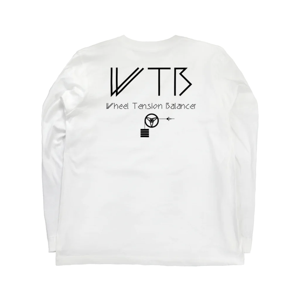 新商品PTオリジナルショップのWTBロゴ風 ロングスリーブTシャツの裏面