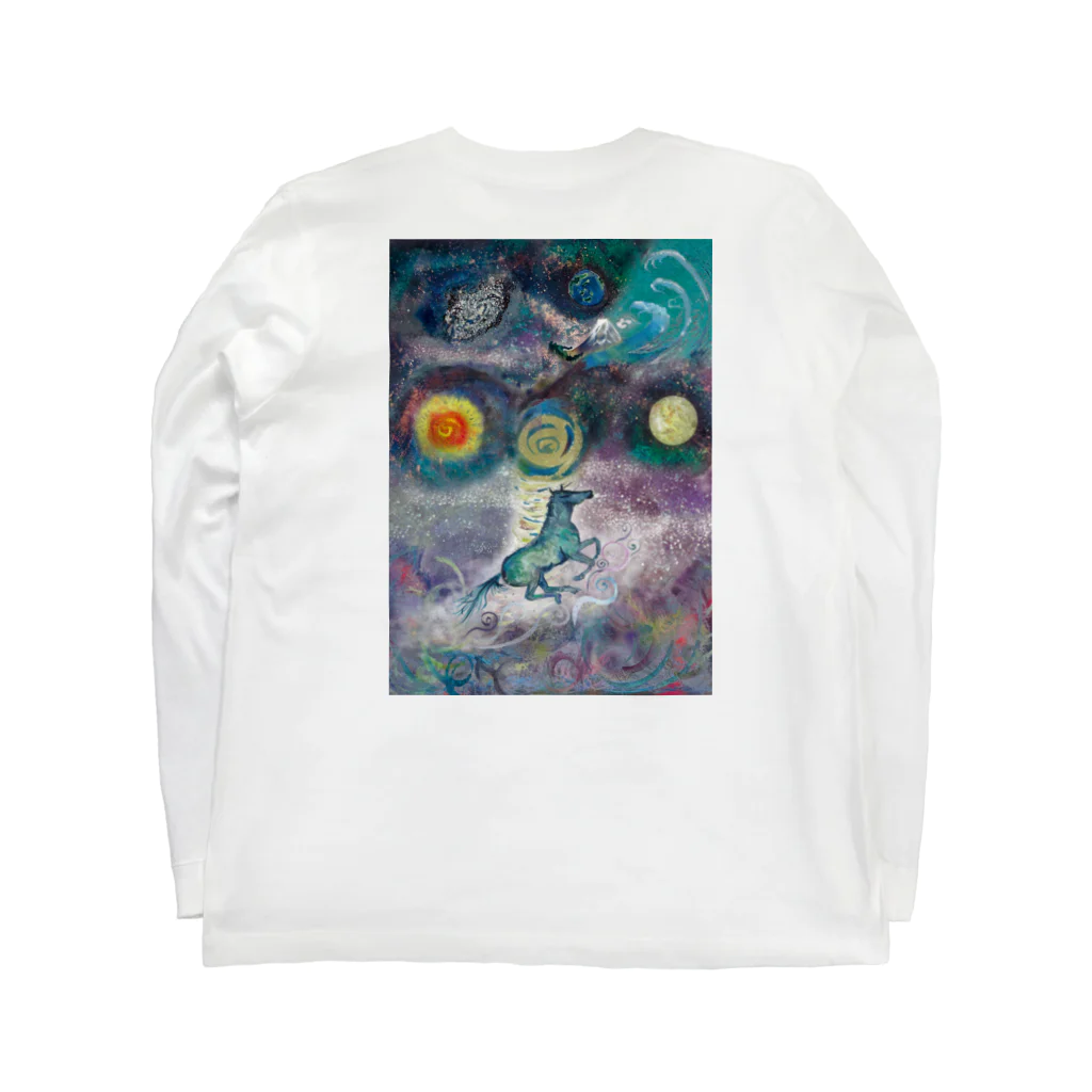 WAMI ARTのウツロヰ Long Sleeve T-Shirt :back