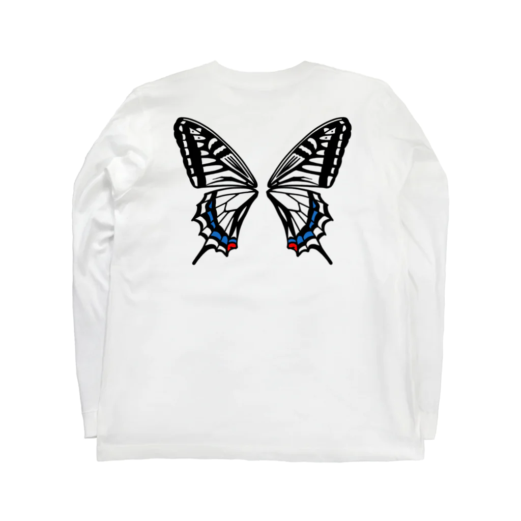 Alba spinaの揚羽蝶 ロングスリーブTシャツの裏面
