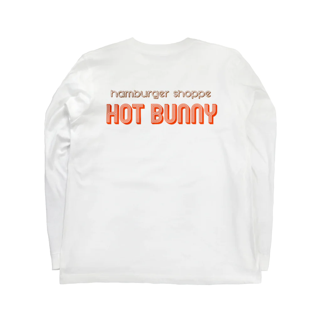 HOT BUNNY のhamburger shoppe Long Sleeve T-Shirt :back