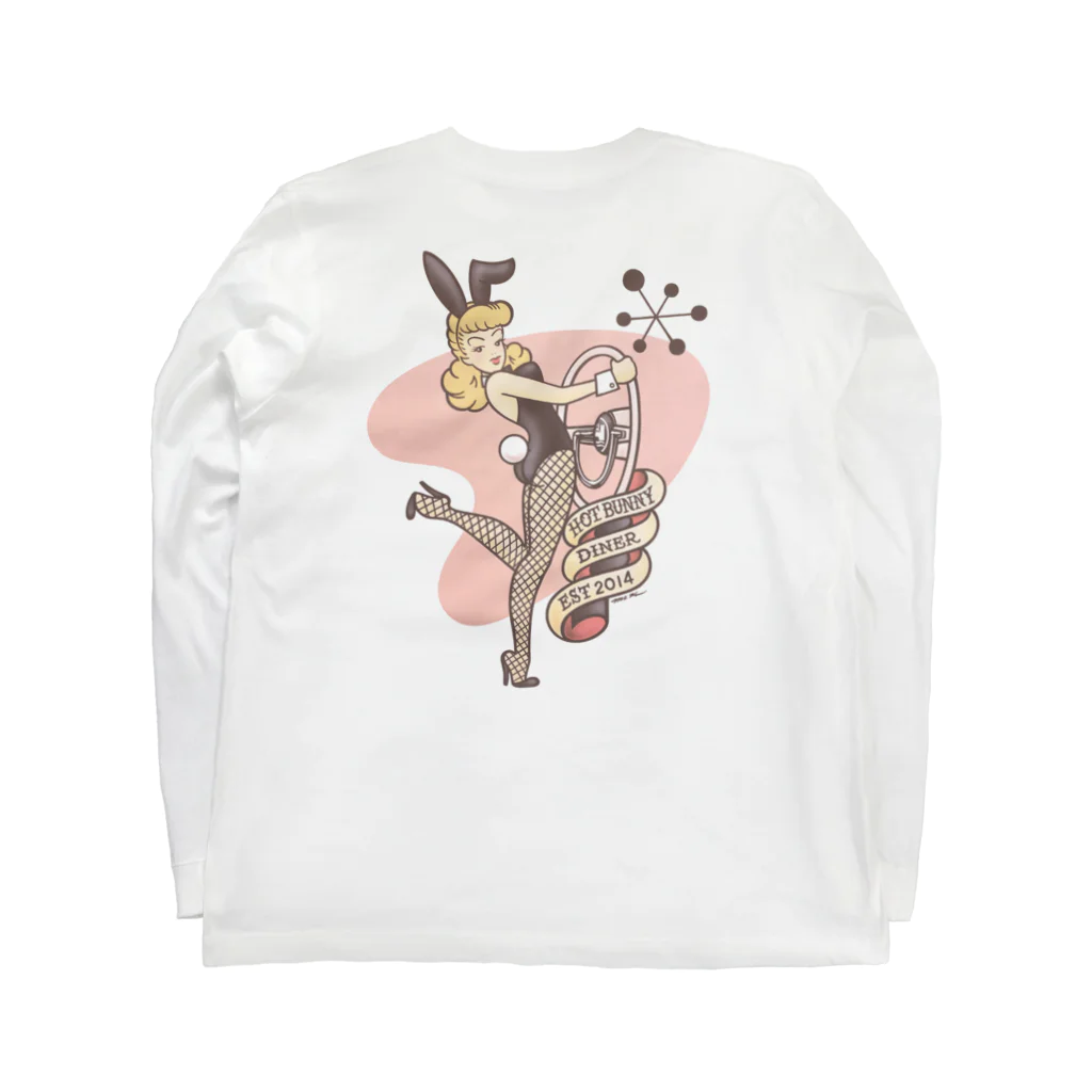 HOT BUNNY のバニーちゃん Long Sleeve T-Shirt :back