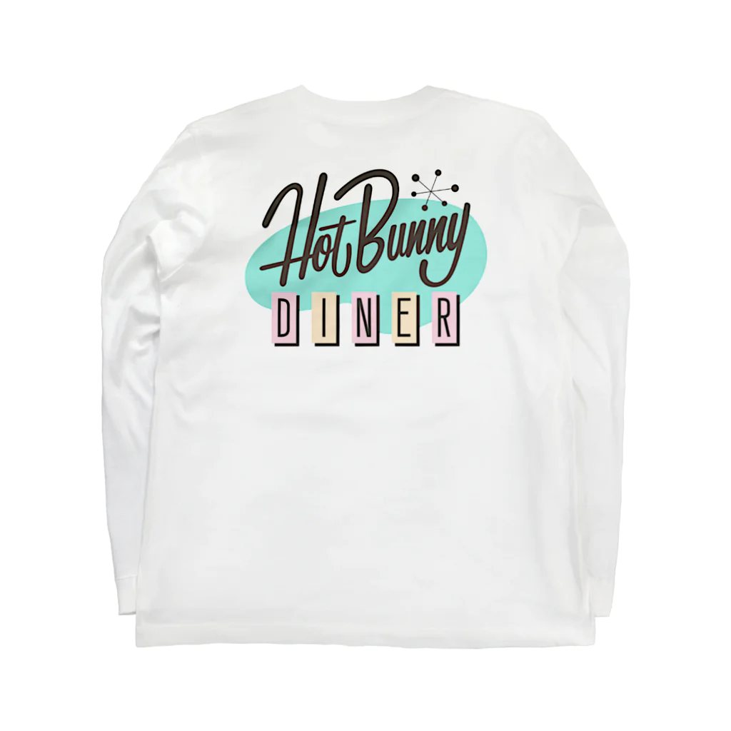 HOT BUNNY のHOT BUNNY ロゴ ロングスリーブTシャツの裏面