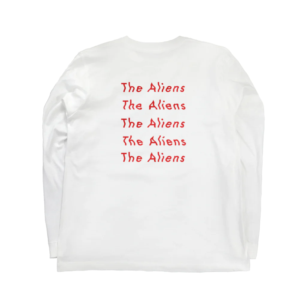 The AliensのThe Aliens ロンTee 【RED】 ロングスリーブTシャツの裏面