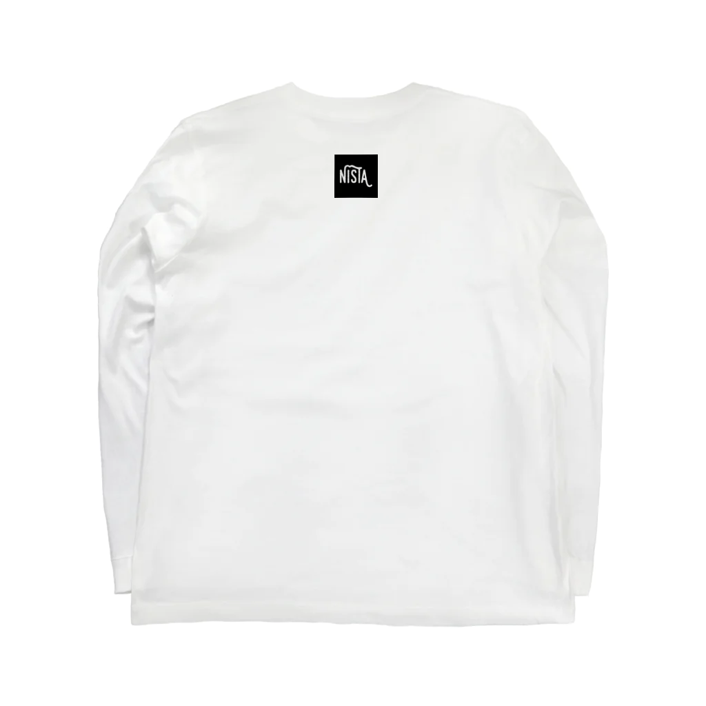 mmm212のNISTA square box logo ロングスリーブTシャツの裏面