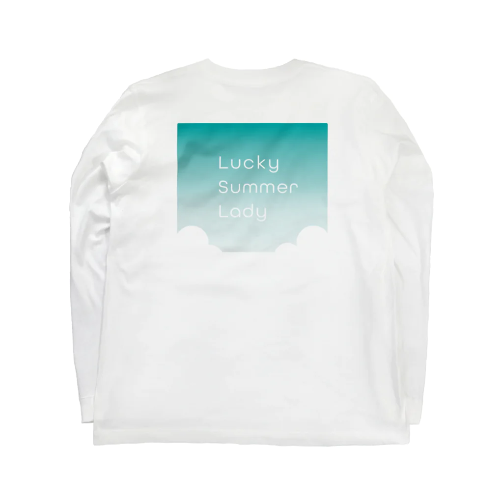 Lucky Summer Ladyのlucky summer lady ロングスリーブTシャツの裏面