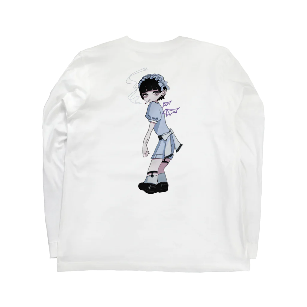 NAMANIKUstoreのスキキライ Long Sleeve T-Shirt :back