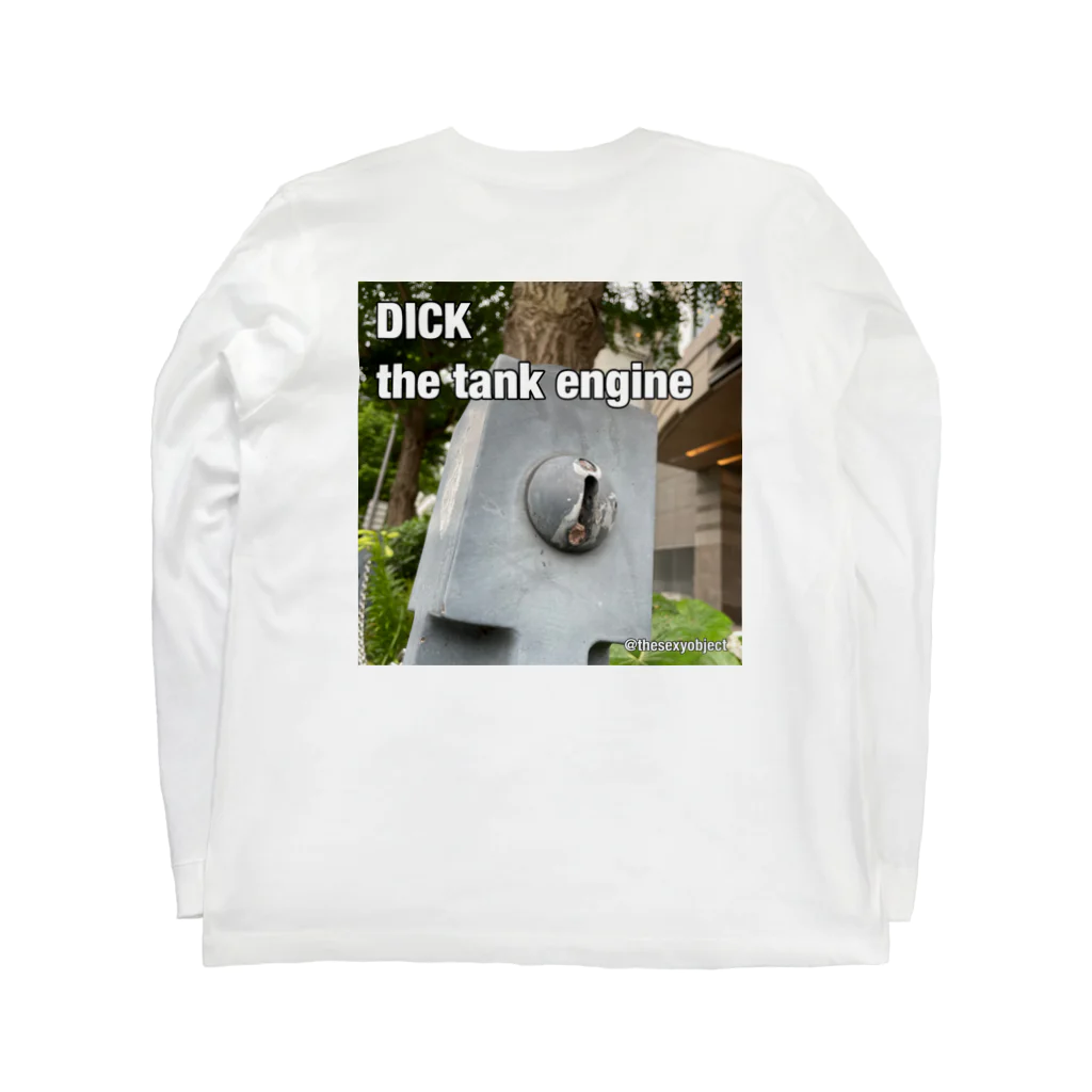 TheSexyObjectのDICK the tank engine Long Sleeve T-Shirt :back