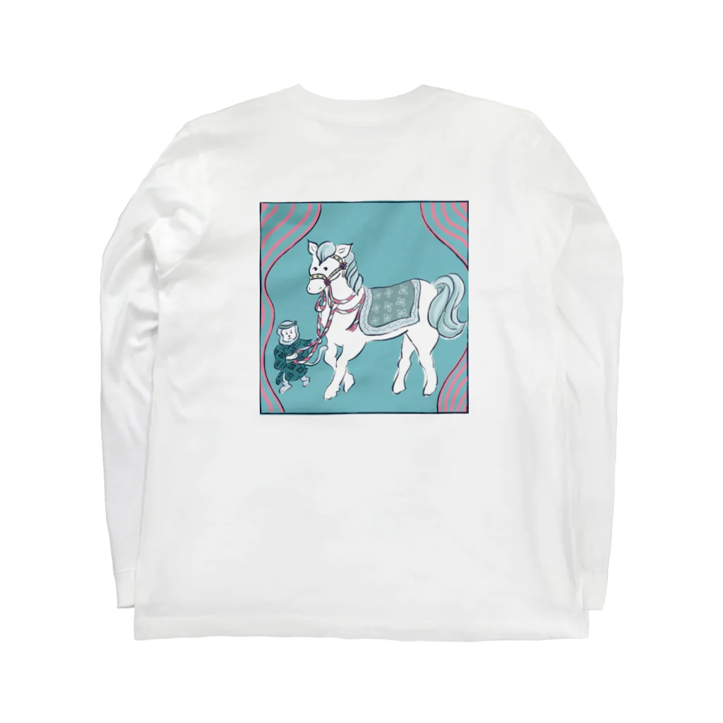 NIHONBAREデパートの神馬さま Long Sleeve T-Shirt :back