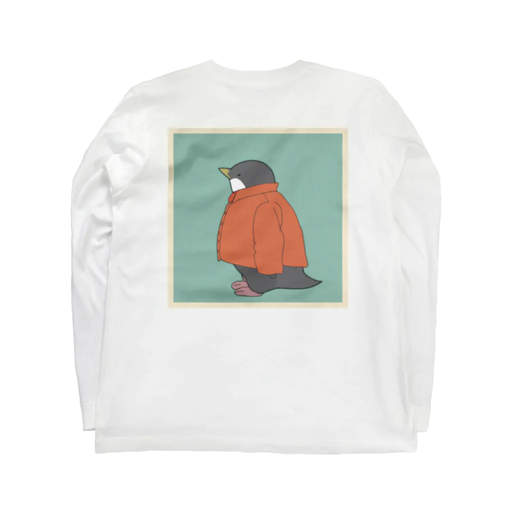 iwankohu_twitch配信のコフテイペンギン Long Sleeve T-Shirt :back