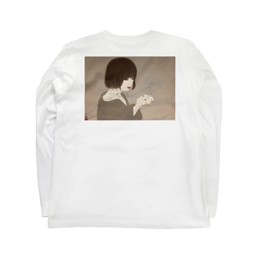 まねきんわーくす。の二人だけの秘密だったら良いのに Long Sleeve T-Shirt :back