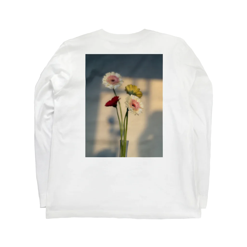 gomuのkoto_ガーベラ Long Sleeve T-Shirt :back