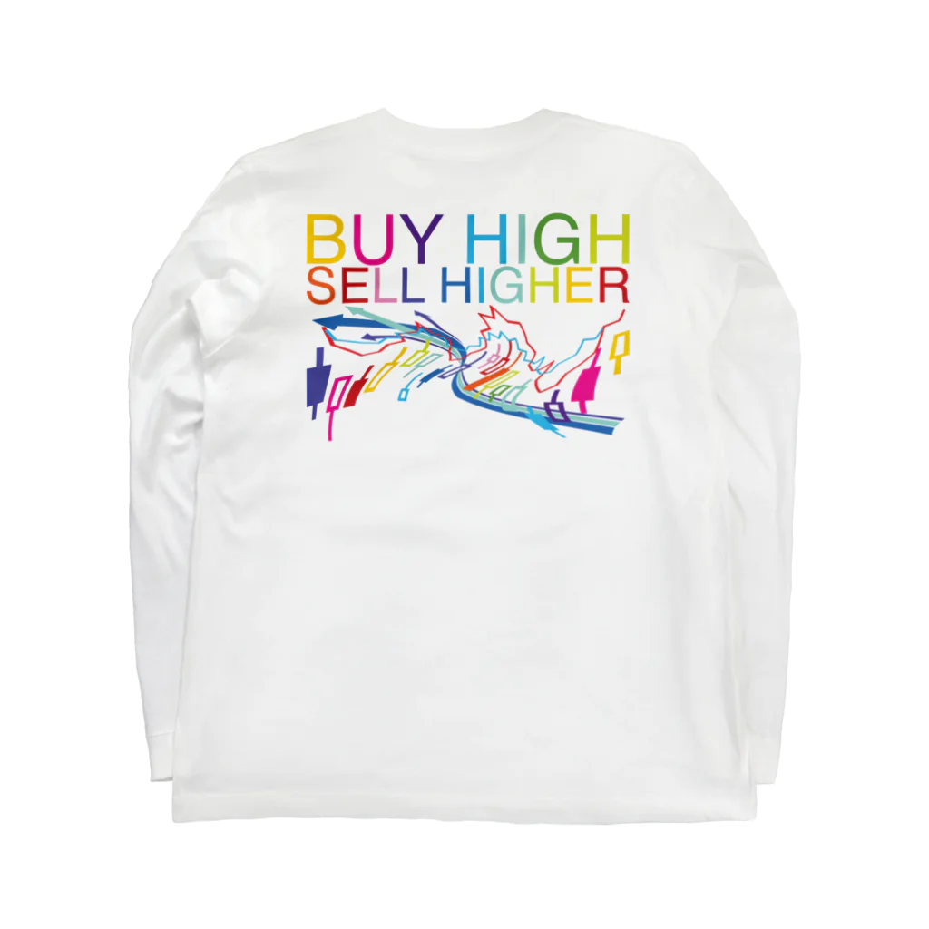 AURA_HYSTERICAのBuy high, sell higher ロングスリーブTシャツの裏面