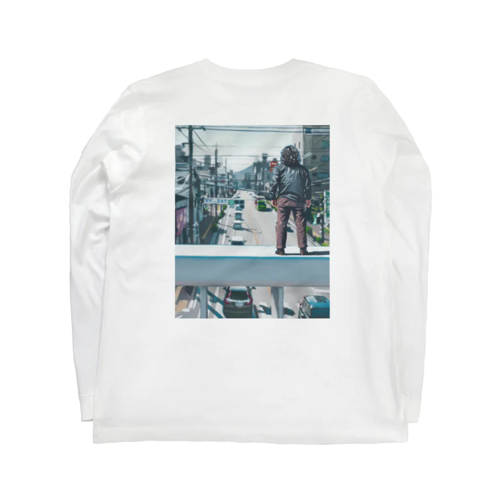 PARISshopのPARIS on the City!×コサカダイキ「愛の爆心地」 Long Sleeve T-Shirt :back