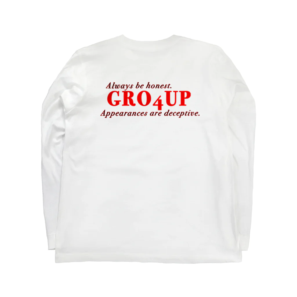 ❹Groupの4Groupオリジナル ロングスリーブTシャツの裏面