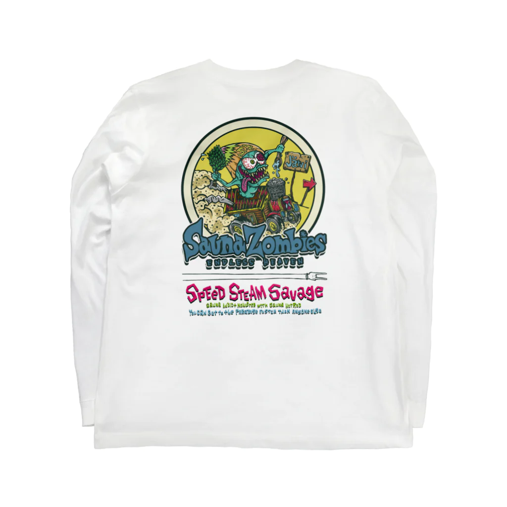 SAUNA ZOMBIESのSAUNA ZOMBIES-Weird Sauna Monsters LONG SLEEVE T- ロングスリーブTシャツの裏面