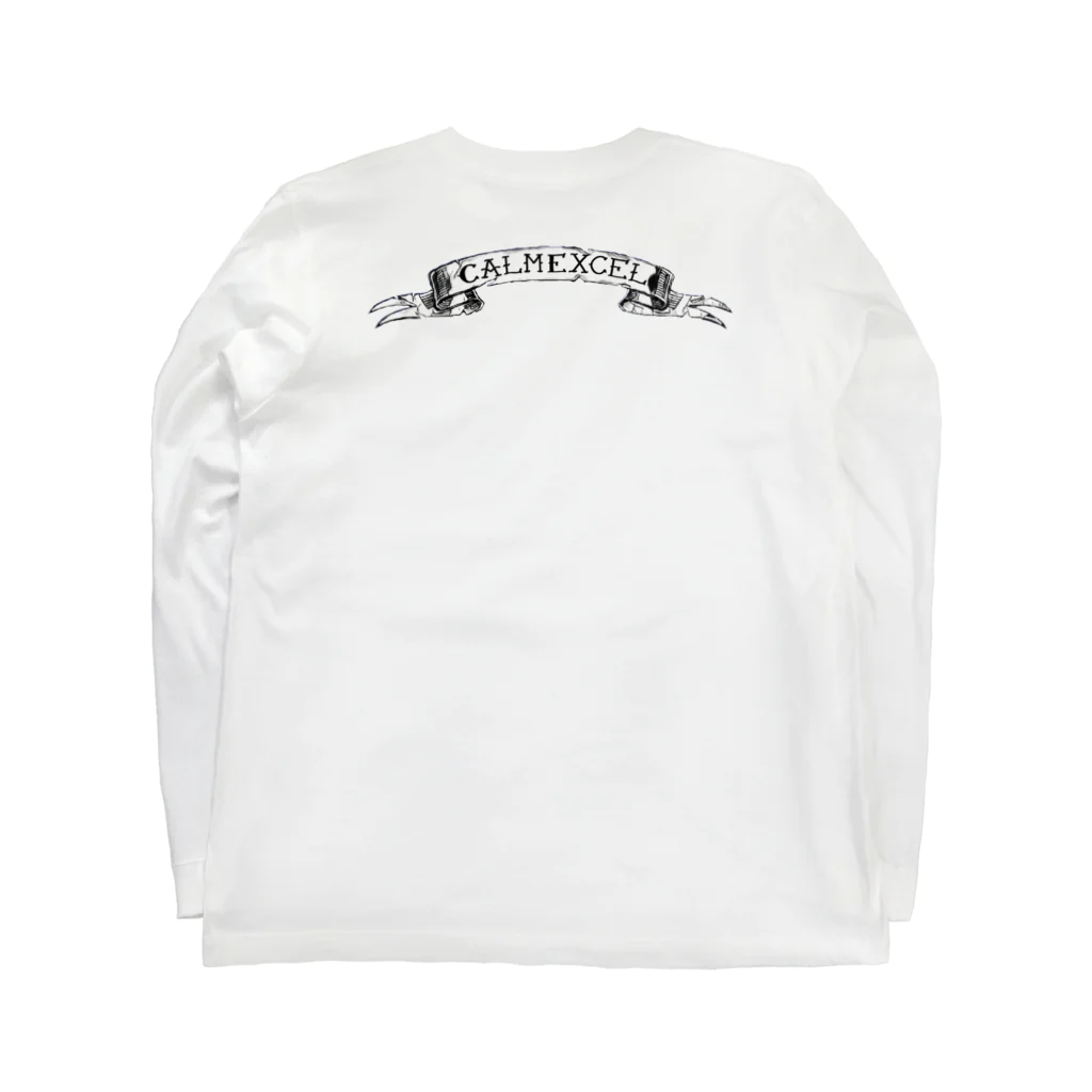 CalmExcelのcrossbone ロングスリーブTシャツの裏面