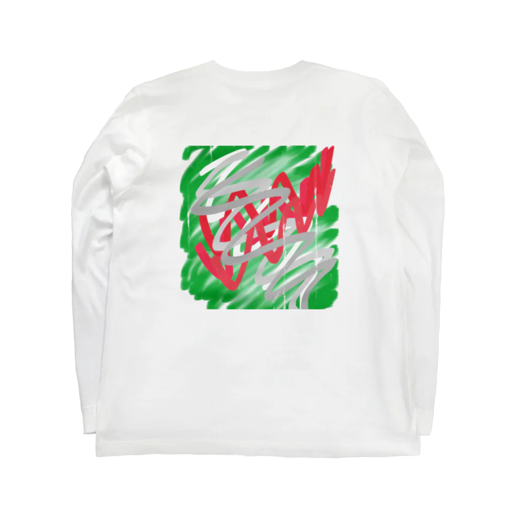 でででの頭ん中のゴルフ Long Sleeve T-Shirt :back