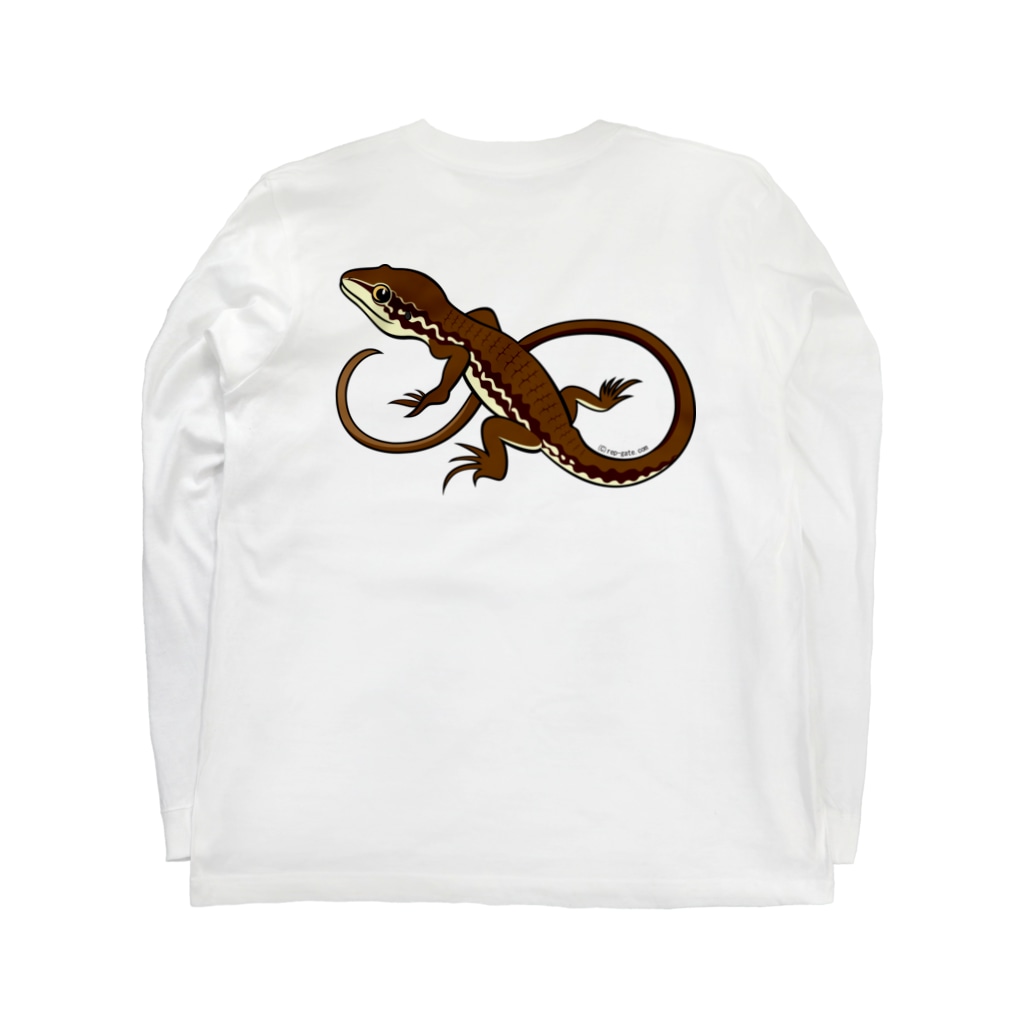 Dragon's Gateグッズのニホンカナヘビバックプリントト Long Sleeve T-Shirt :back