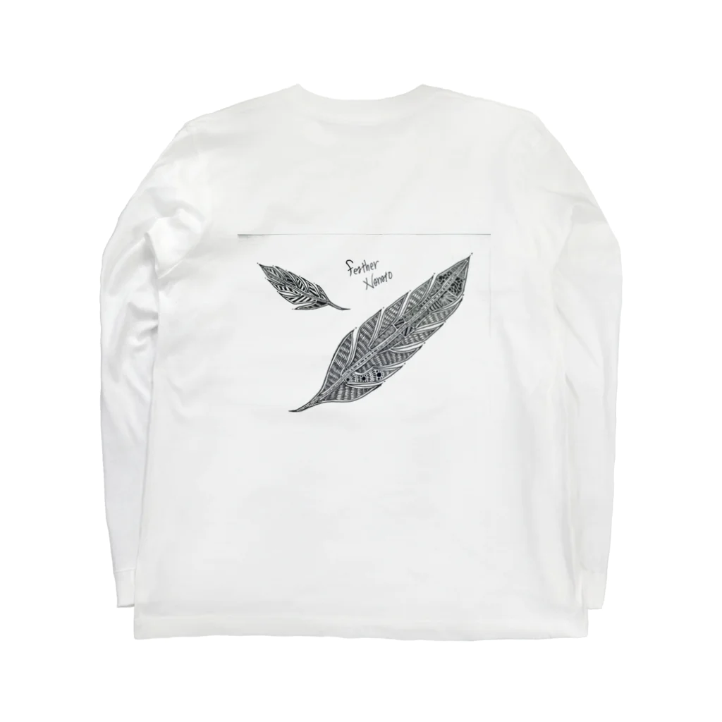 NANATO’s shop NA2&のFEATHER ロングスリーブTシャツの裏面