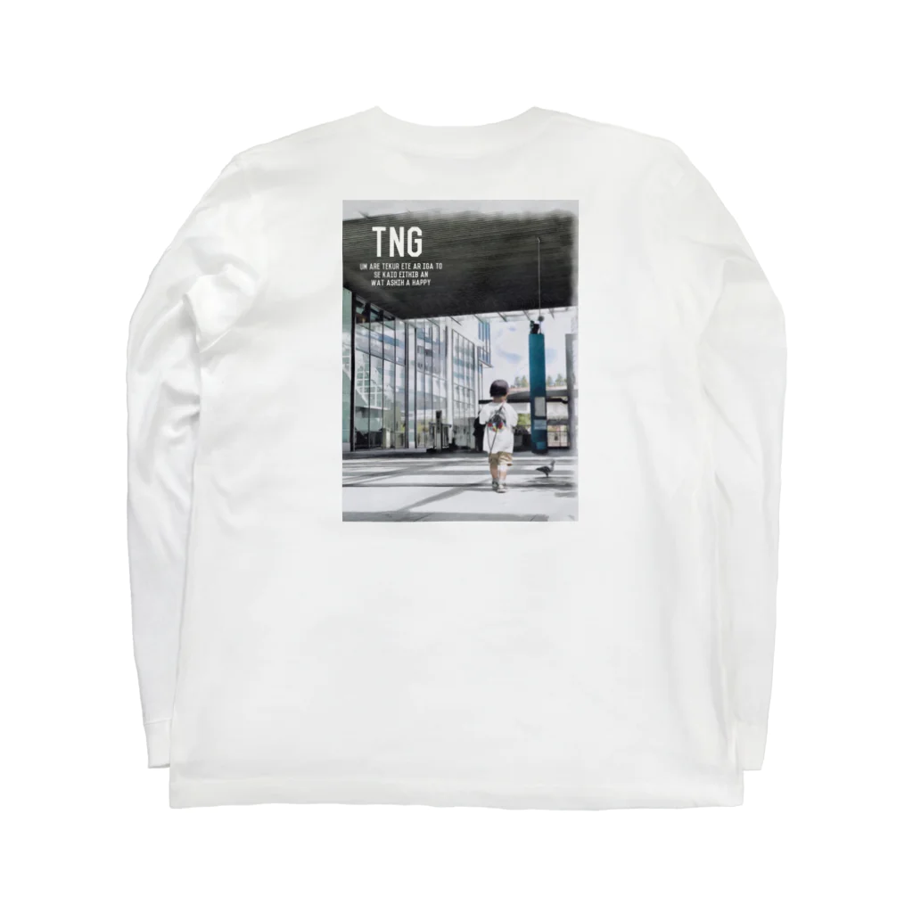 TUNAGIのtunagari LOGO Long Sleeve T-Shirt :back