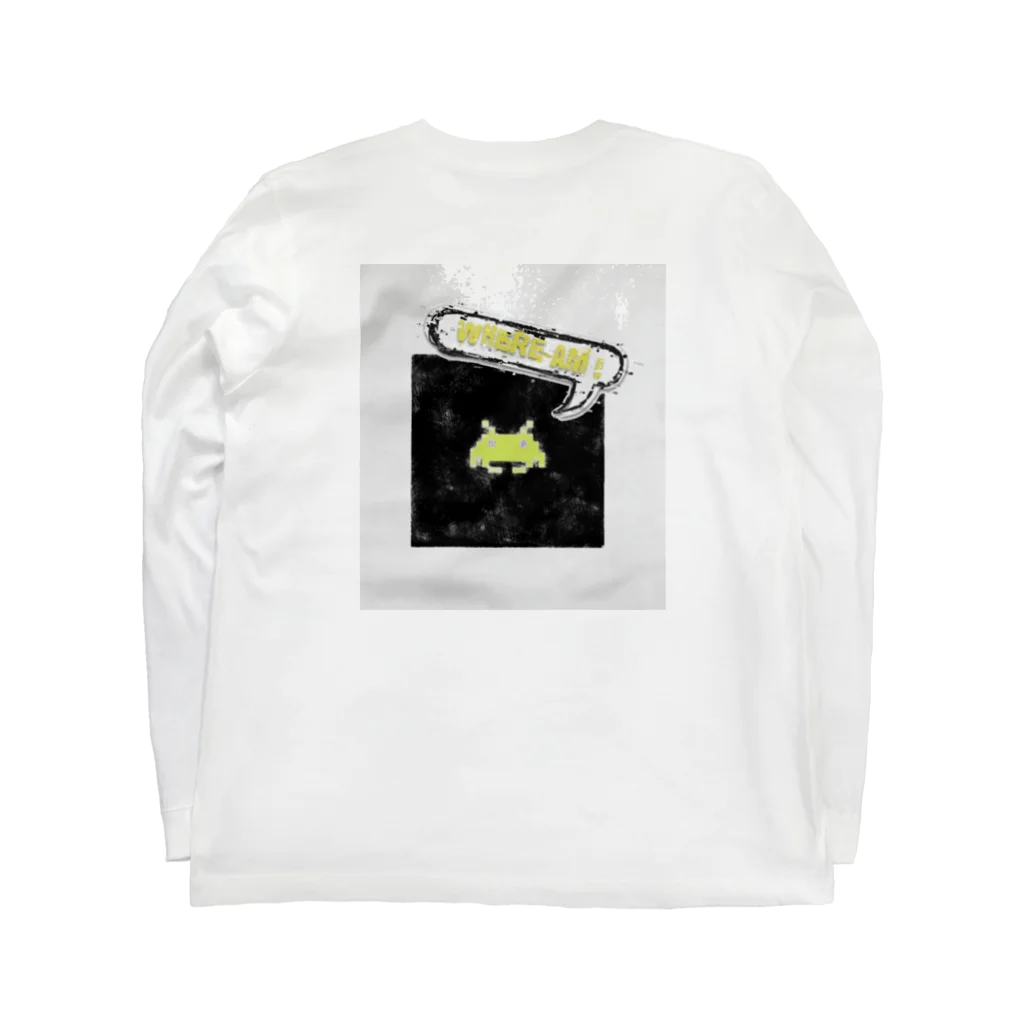 Mulanのドッド絵のスリスリくん Long Sleeve T-Shirt :back