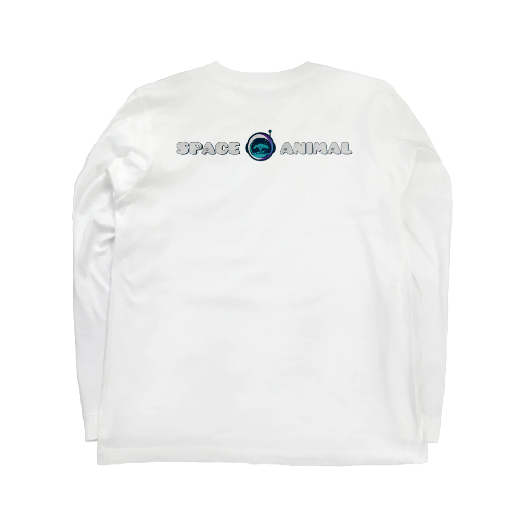 SpaceAnimal -スペースアニマル-の宇宙梟 Long Sleeve T-Shirt :back