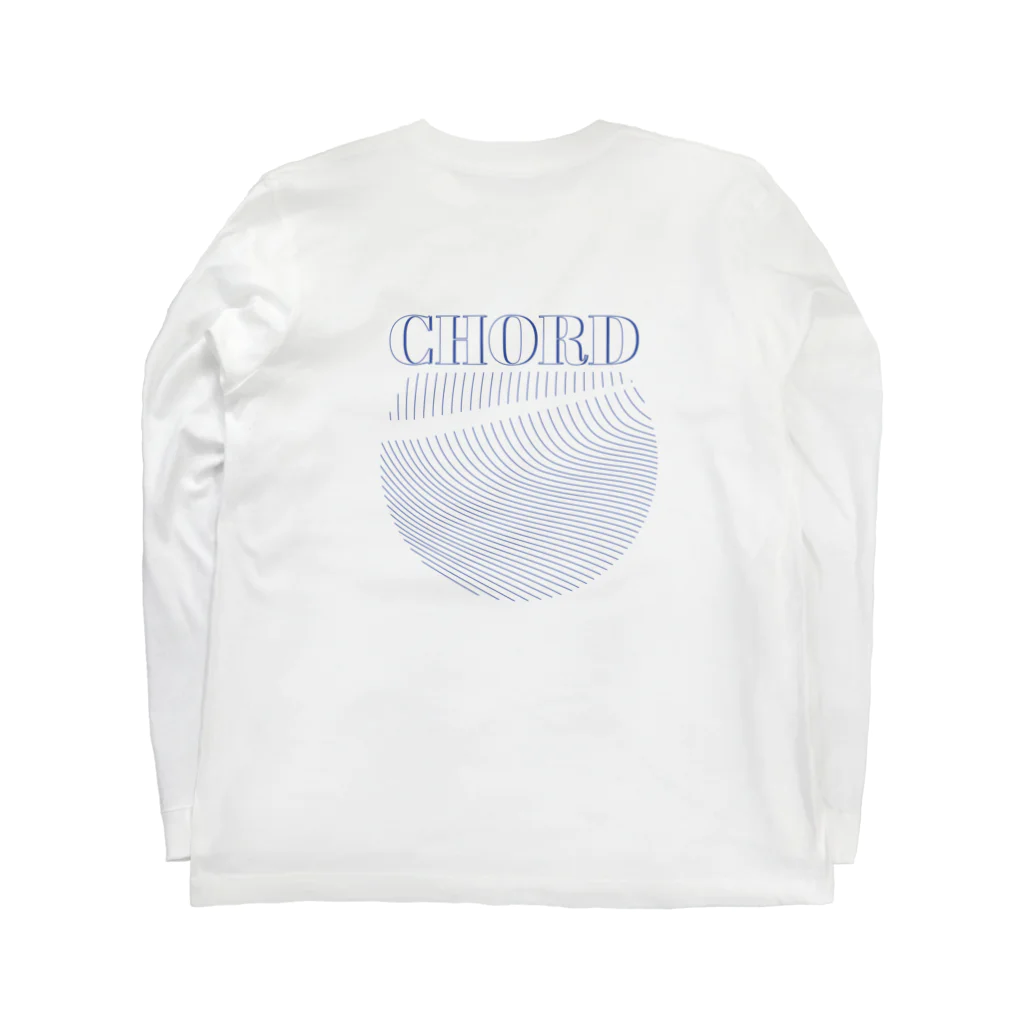 eyes onのCHORD-4 Long Sleeve T-Shirt :back