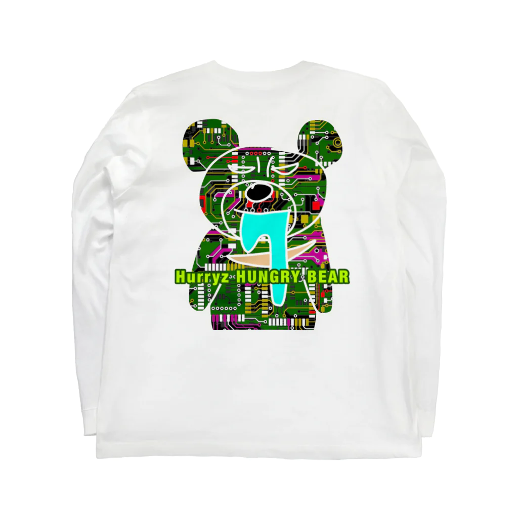 Hurryz HUNGRY BEARのHurryz HUNGRY BEAR 4 ロングスリーブTシャツの裏面