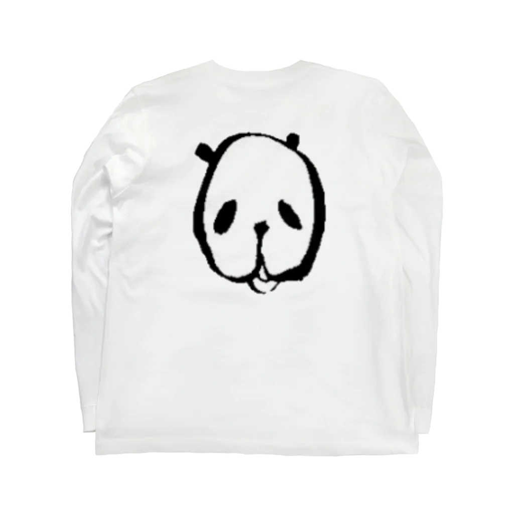 meeting pandaのぱんだ ロングスリーブTシャツの裏面