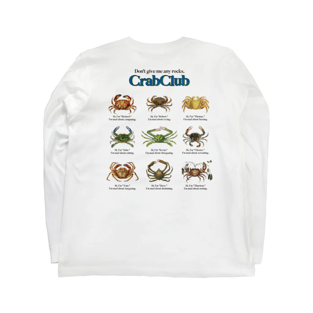 Parallel Imaginary Gift ShopのCrab Club Long Sleeve T-Shirt :back