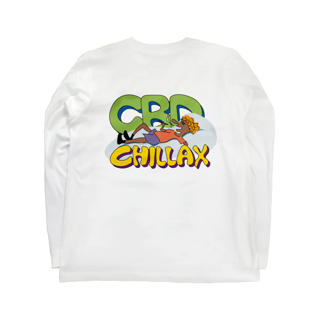 coco70のCBD CHILLAX ロングスリーブTシャツの裏面