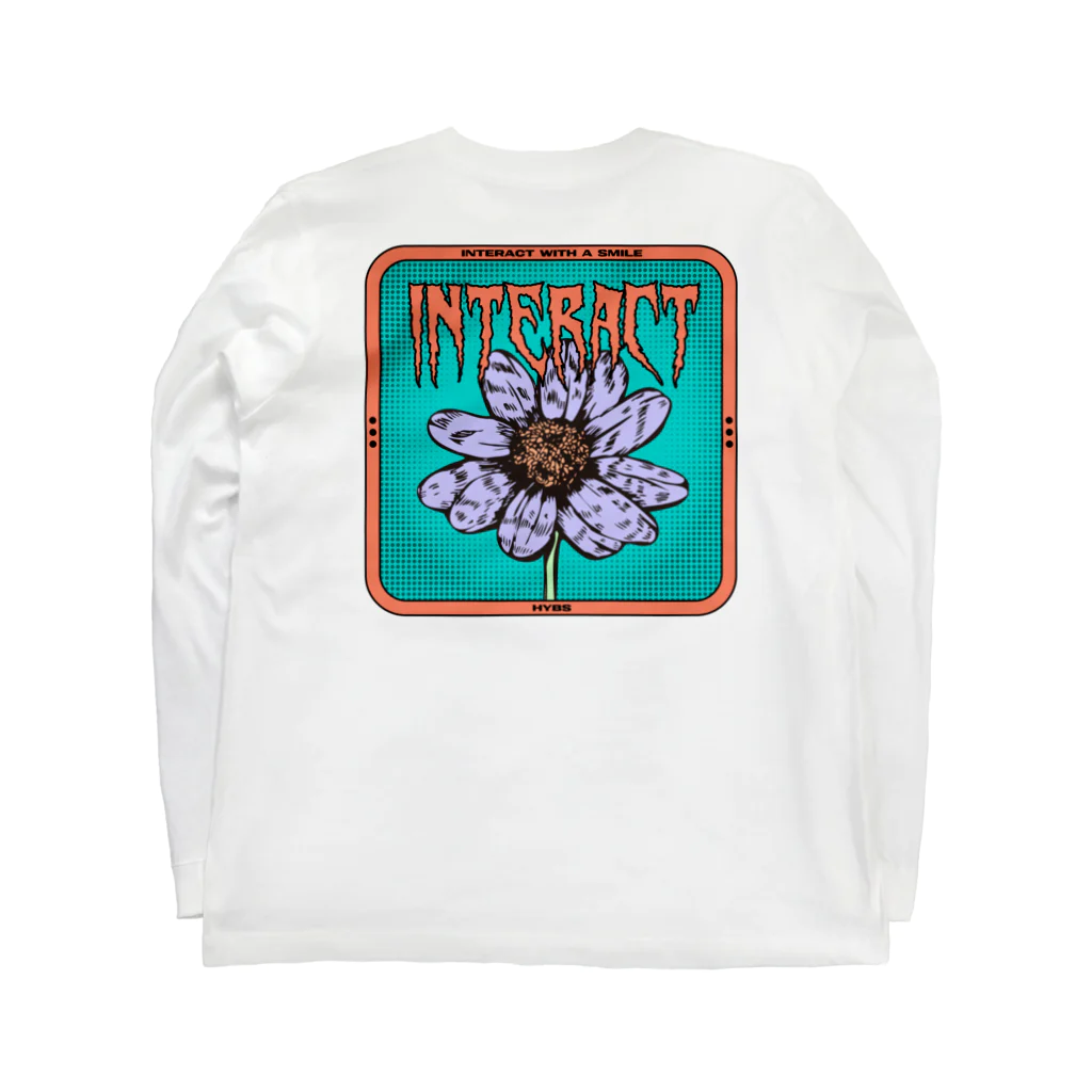 HYBS FOR MEのお花の様な笑顔 Long Sleeve T-Shirt :back