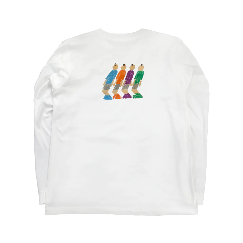 トンるクのひざカックン Long Sleeve T-Shirt :back