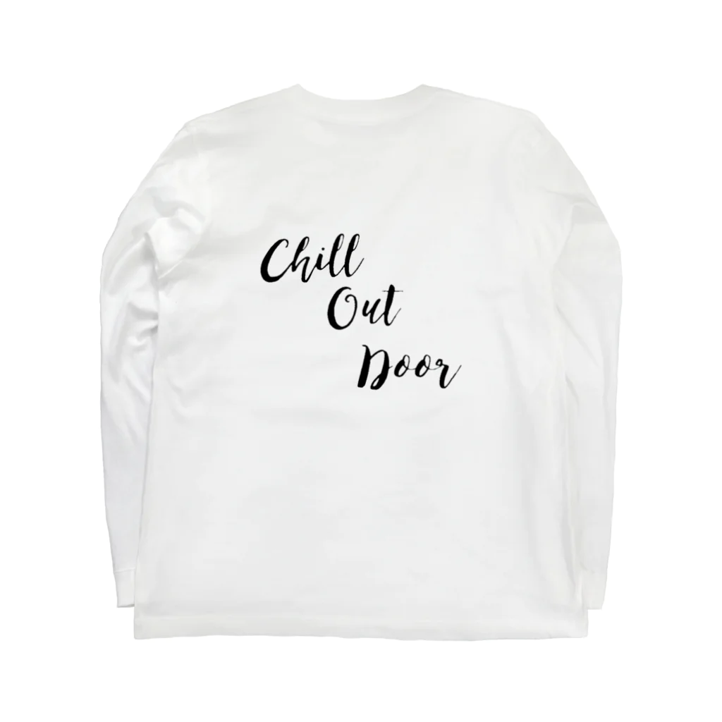 Chill Out Doorの21FW Back print ロングスリーブTシャツの裏面