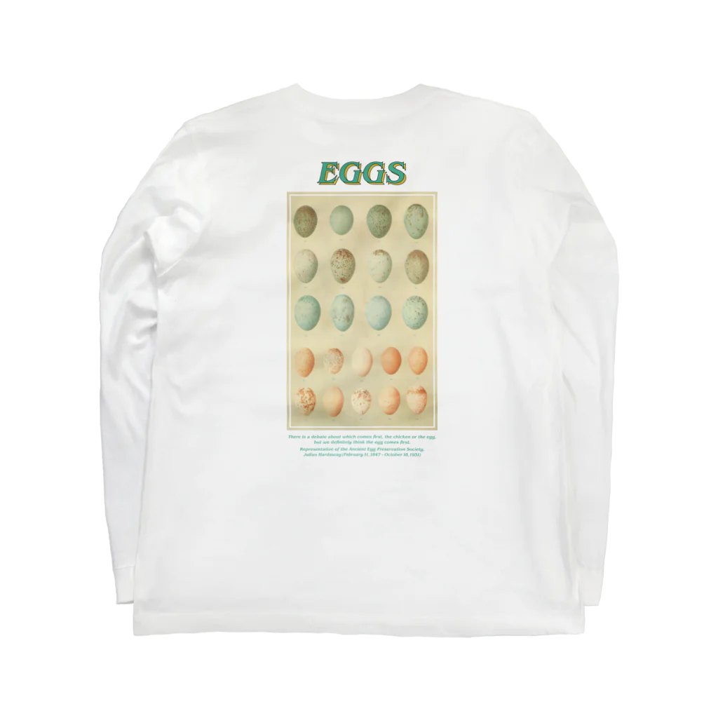 Parallel Imaginary Gift ShopのAncient Egg Protection Fund ロングスリーブTシャツの裏面