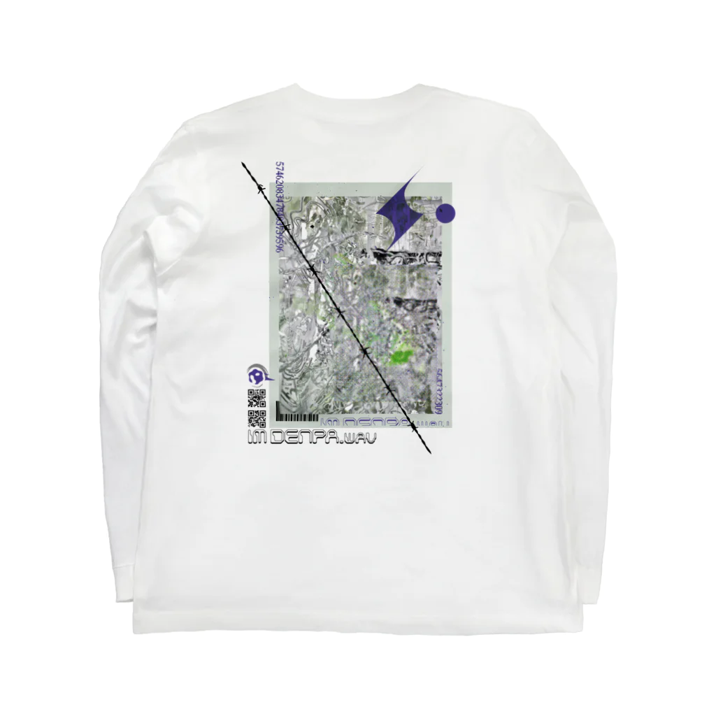 プリチー 電波 L a b .の防護服_type F_01 Long Sleeve T-Shirt :back