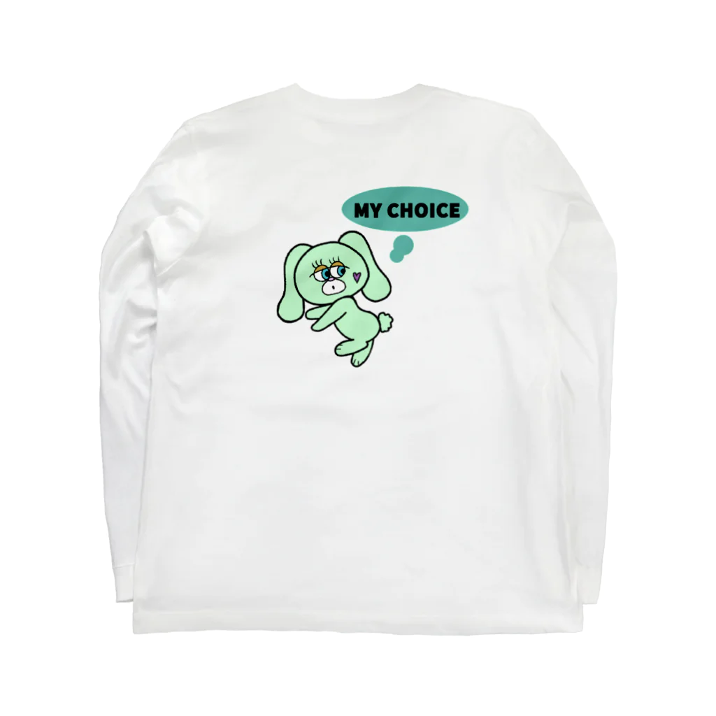 jamarimine(ジャマリミン)のじゃまくりーちゃー Long Sleeve T-Shirt :back