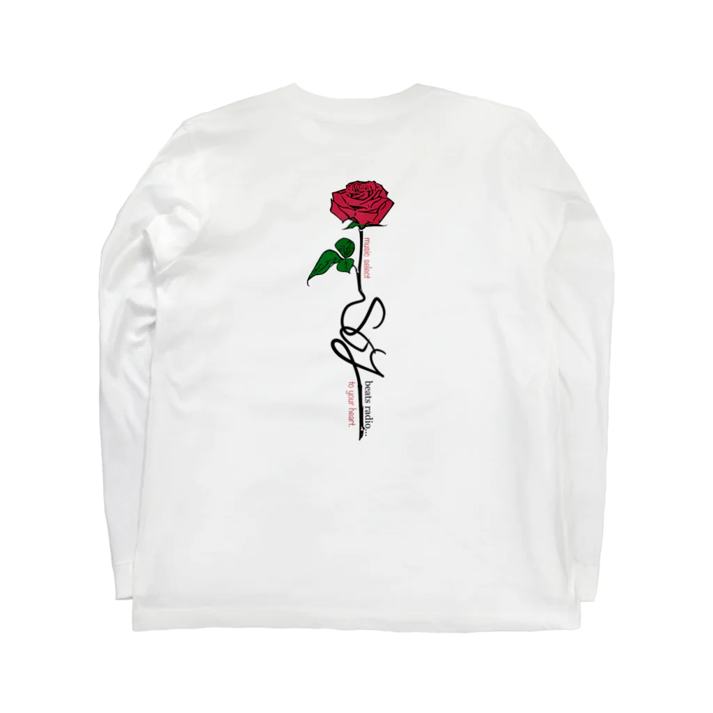 ☻design by soy beats.🧞‍♂️のSpecial Rose ロングスリーブTシャツの裏面