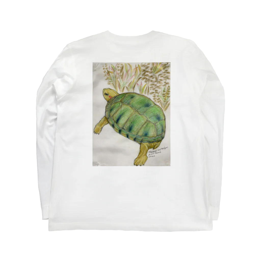 ねんこね。未来子のアカミミちゃん Long Sleeve T-Shirt :back