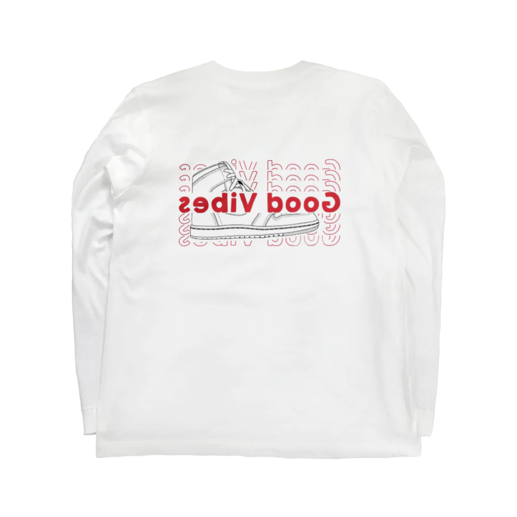 K-PLANETのGood Vibes オモテウラ ロングスリーブTシャツの裏面