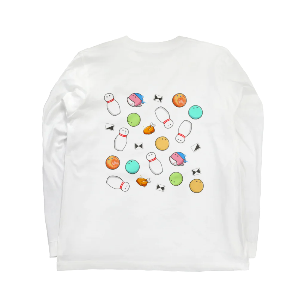 サンロード万華鏡のバタフライボウル 008_日常 Long Sleeve T-Shirt :back