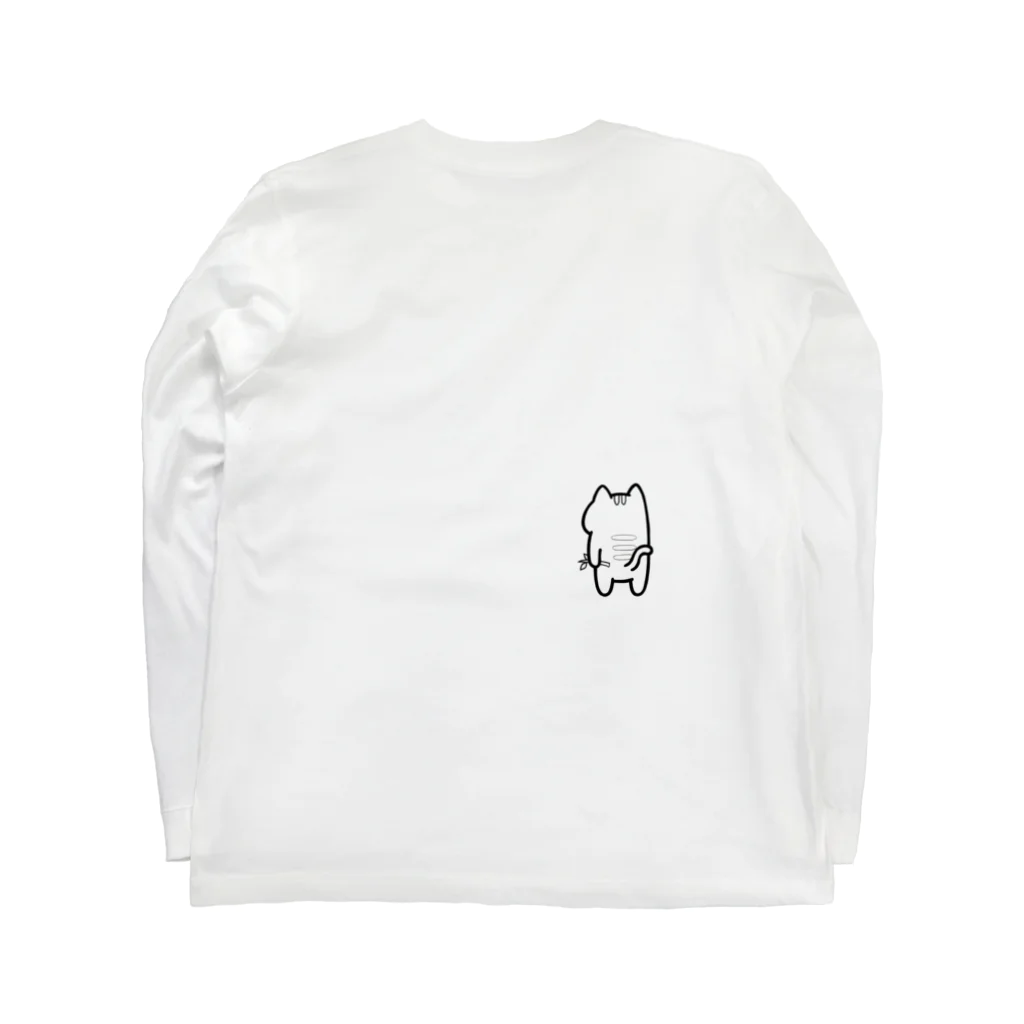 たけにゃんたちのグッズのたけにゃんアイテム① Long Sleeve T-Shirt :back