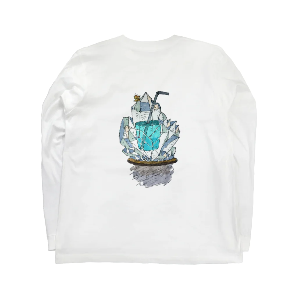 Psychoalの水晶サイダー　裏面あり Long Sleeve T-Shirt :back