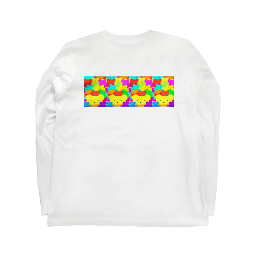 ✨🌈✨ユラクラカン🇯🇵 ✨🌈✨のナナイロテディベアベア Long Sleeve T-Shirt :back