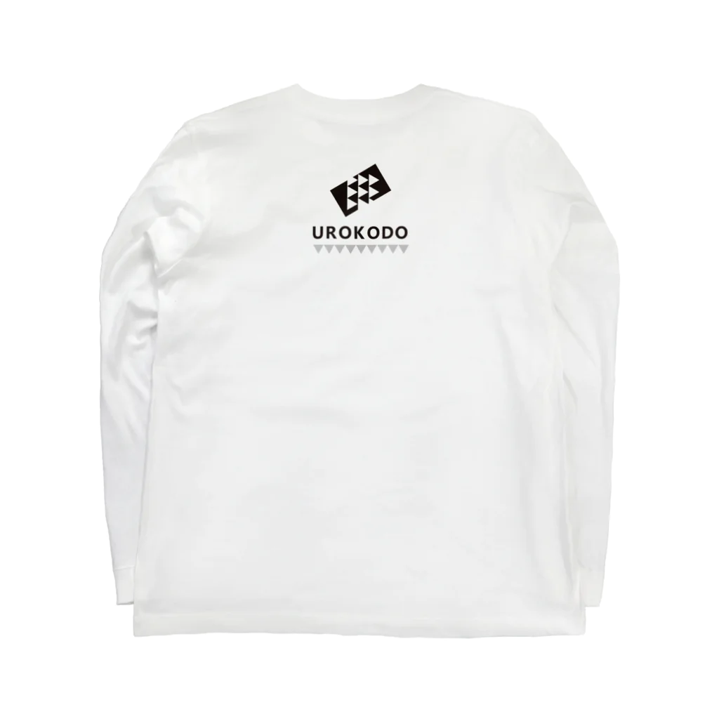 UROKODO Official Web Shopの黒ロゴ-長袖BASIC Tシャツ ロングスリーブTシャツの裏面