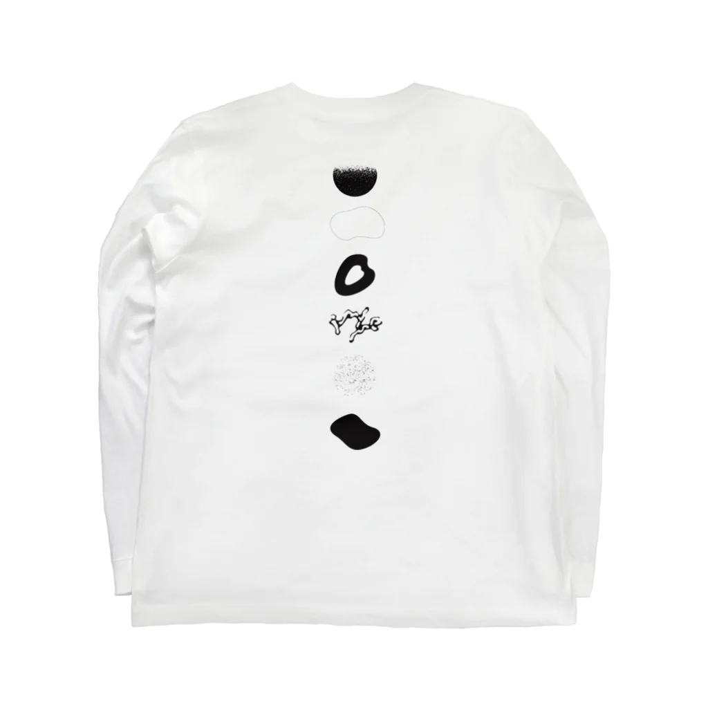 imymeの背面一列 Long Sleeve T-Shirt :back