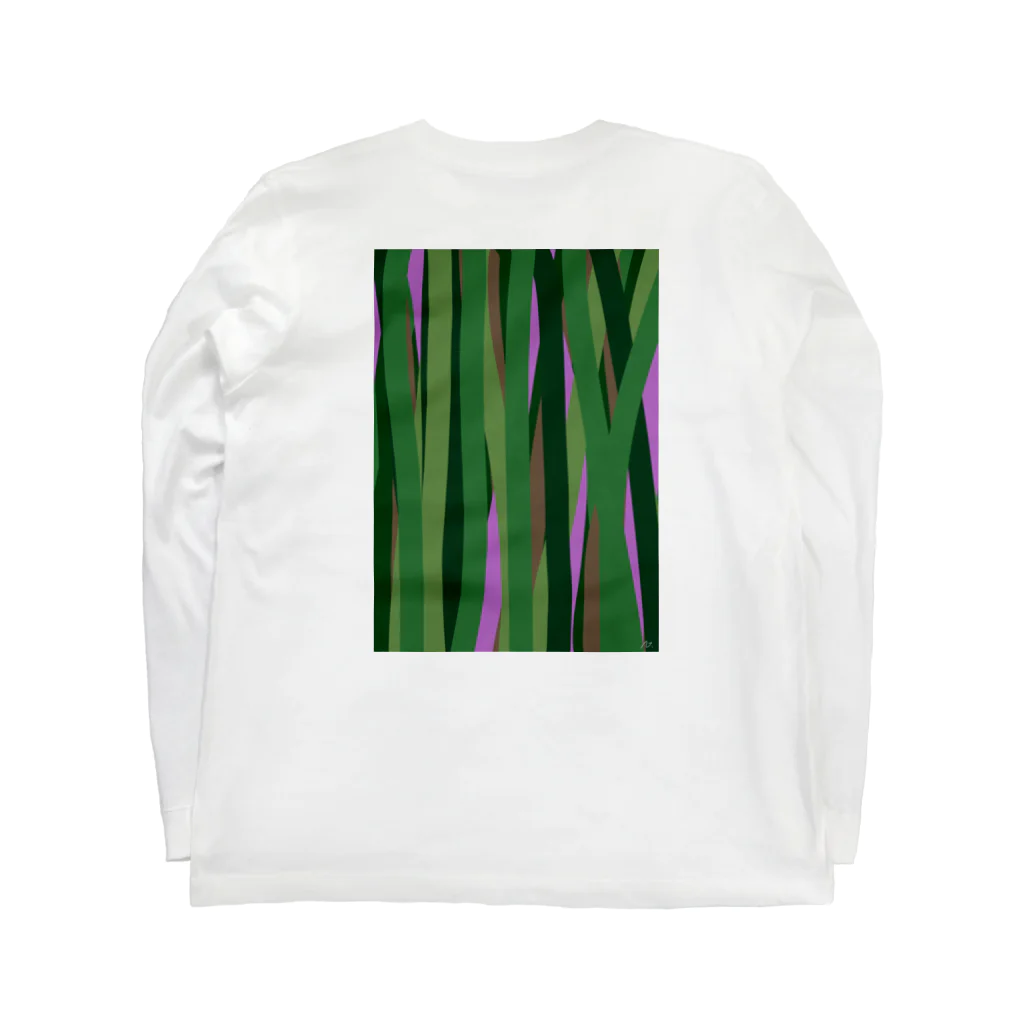 >>>>> Abstractive SERIES <<<<<のbosquet ロングスリーブTシャツの裏面