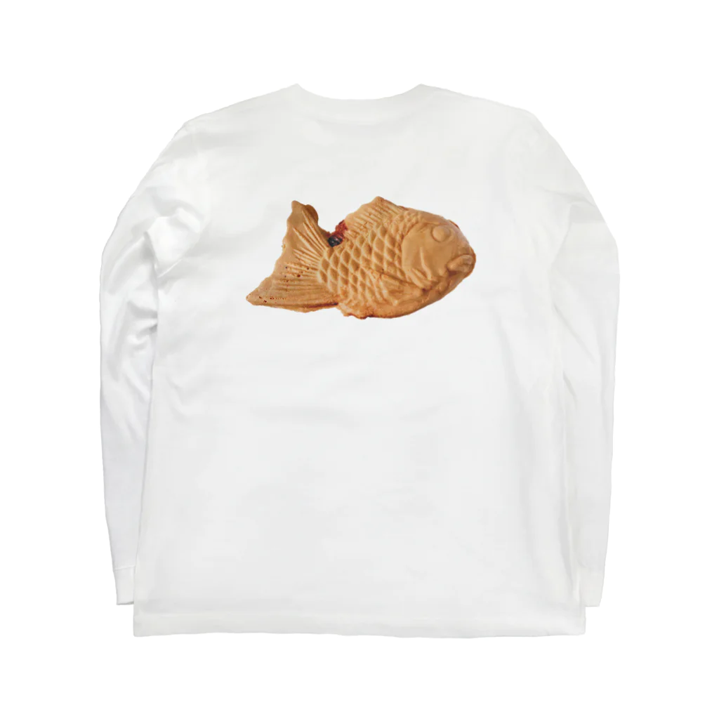 うさぎちゃんアイランドの背中にもTAIYAKI ロングスリーブTシャツの裏面