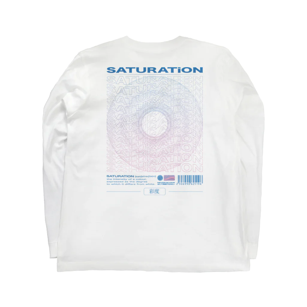 CHiOY_DESiGN_WORKSのSATURATiON_LONG-SLEEVE Long Sleeve T-Shirt :back