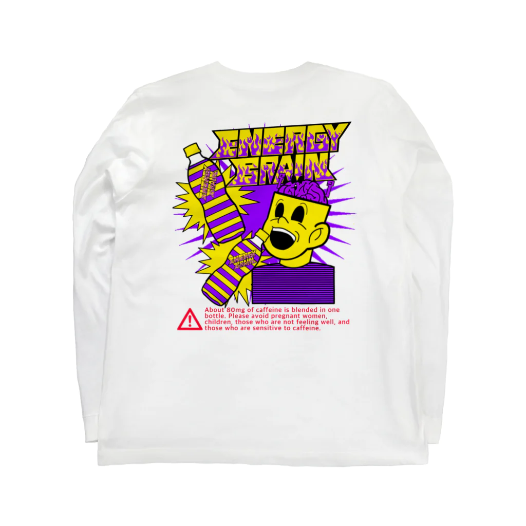 SHOGOのEnergy Brain背面 ロングスリーブTシャツの裏面